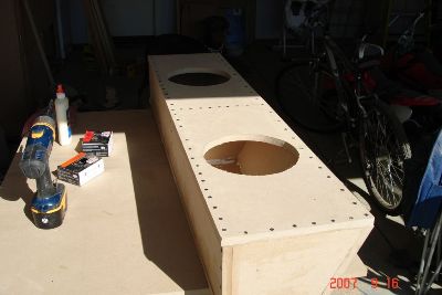 Building the subwoofer box